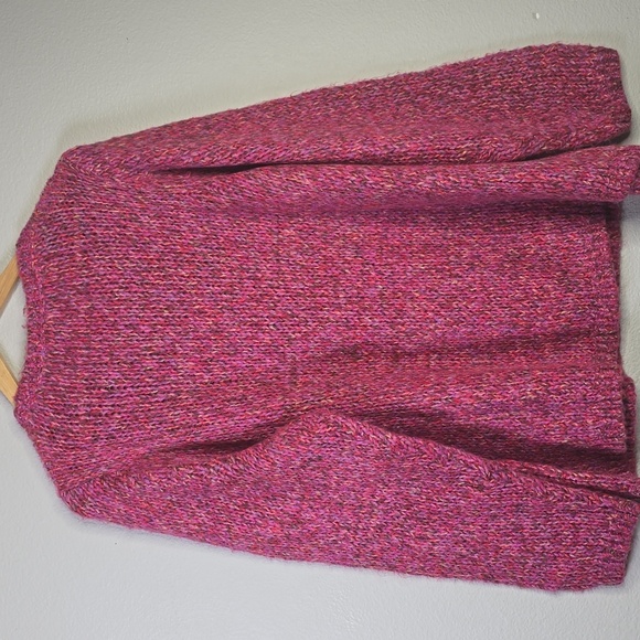 J Jill  Pink Crew Neck Sweater with Textured Knit Size XlP NWT - Picture 4 of 6